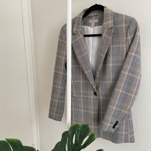 H&M Plaid Blazer